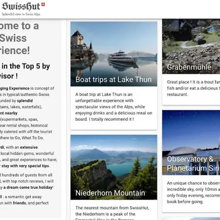 Swisshut Modern 5min West Station - Apart. Rugen 2