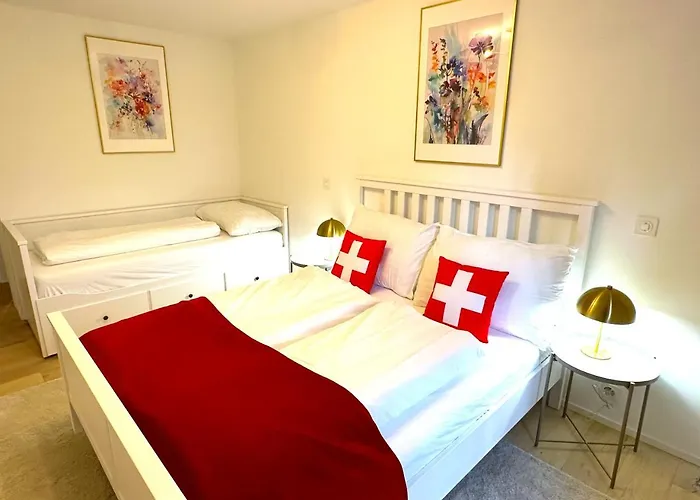 Swisshut Modern 5min West Station - Apart. Rugen 2